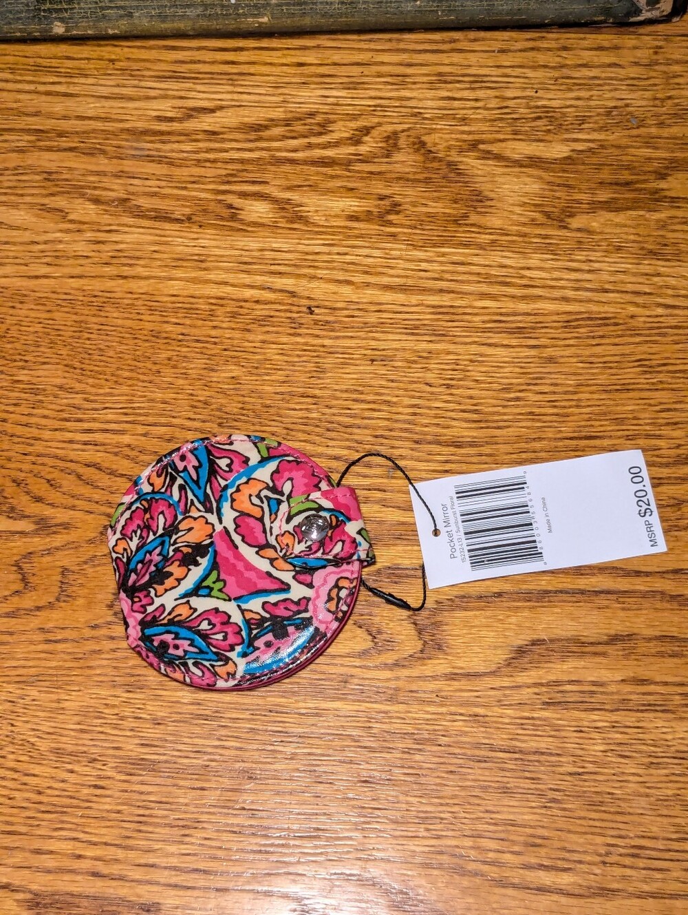 Vera Bradley Sunburst Flora Pocket/Travel Mirror